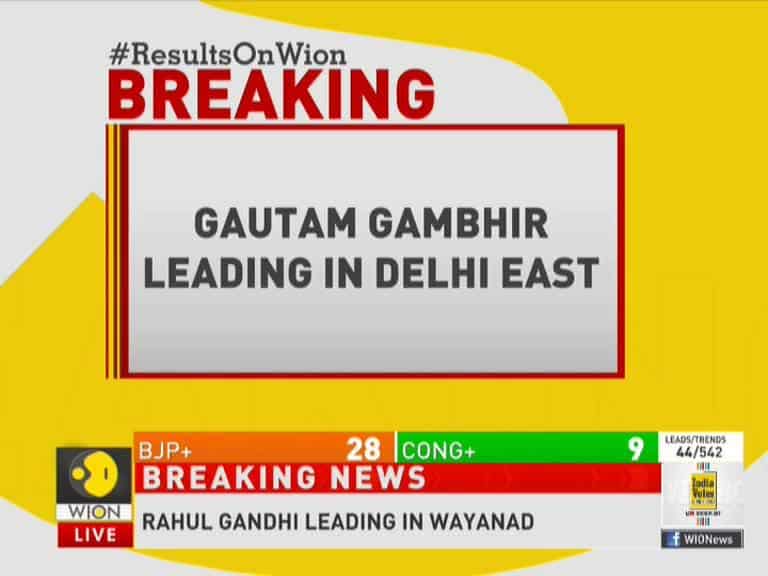 Lok Sabha 2019 Results: BJP's candidate Gautam Gambhir leading in East-Delhi