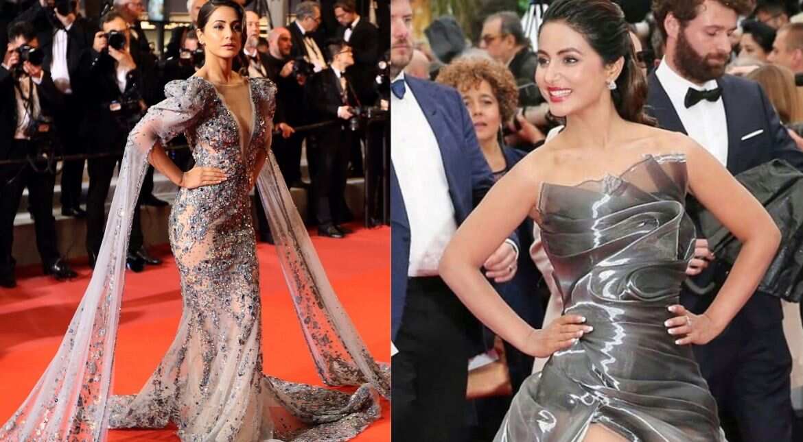 Hina Khan at Cannes 2019 red carpet