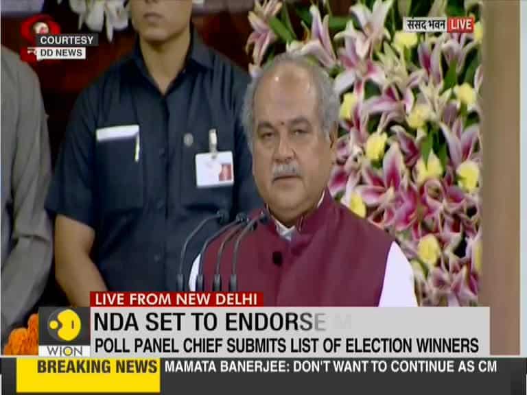 NDA Elects Narendra Modi as its Parliamentary Party Leader