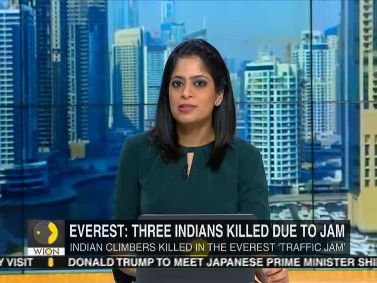 Three Indian climbers died due to traffic jam on Mt. Everest