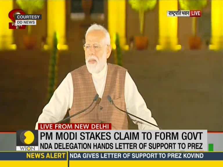PM Modi speaks after meeting President Ram Nath Kovind