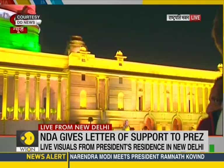 NDA gives letter of support to President Kovind to form govt