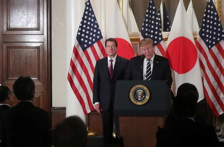 Trump urges greater Japanese investment in US, knocks trade advantage