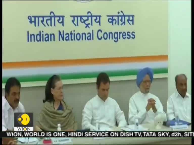 Delhi: Visuals from Congress Working Committee meeting at party office