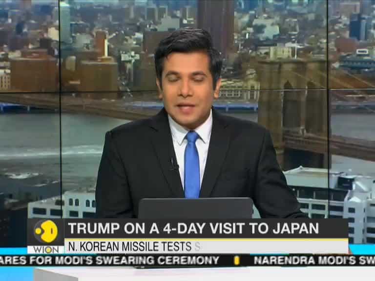 US President Trump reaches Japan on four-day visit