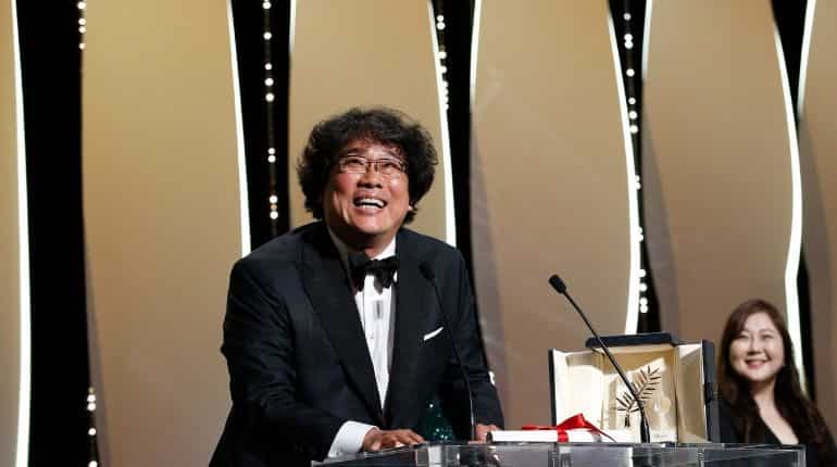 Director Bong Joon-Ho, winner of Palme d'Or award for his film 'Parasite'