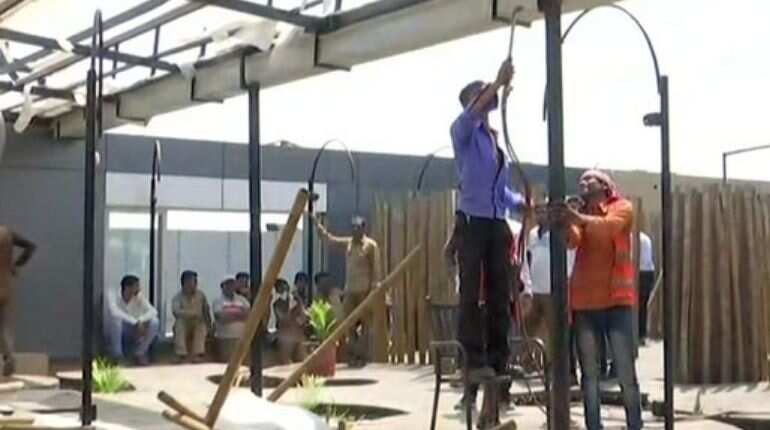 Surat: SMC begins demolition drive, tears down all illegal constructions following fire tragedy