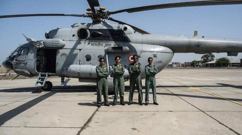 Two Punjab pilots part of IAF's first all-women crew to fly Mi-17 chopper Two Punjab pilots part of IAF's first all-women crew to fly Mi-17 chopper