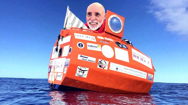 Sailor who crossed Atlantic ocean in a barrel recounts adventure