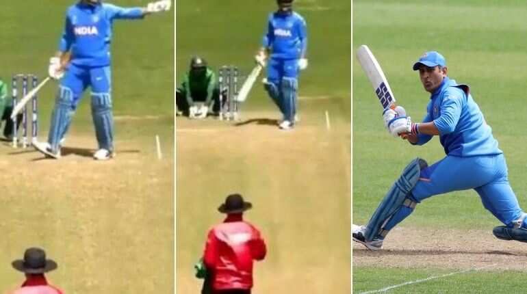 Watch: MS Dhoni sets field for Bangladesh while batting in World Cup warm-up match
