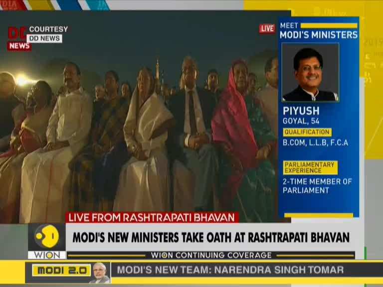 Piyush Goyal and Dharmerndra Pradhan take oath as cabinet minister