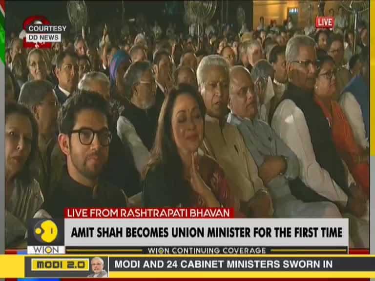 Arjun Ram Meghwal and V.K Singh take oath as minister