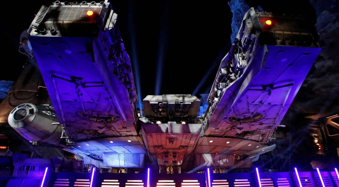 Cockpit of the Millennium Falcon