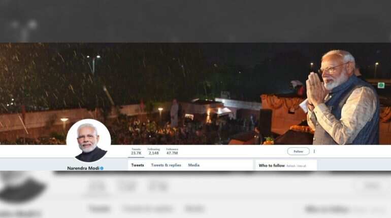 PM Modi's Twitter, Facebook profile updated minutes before he took oath