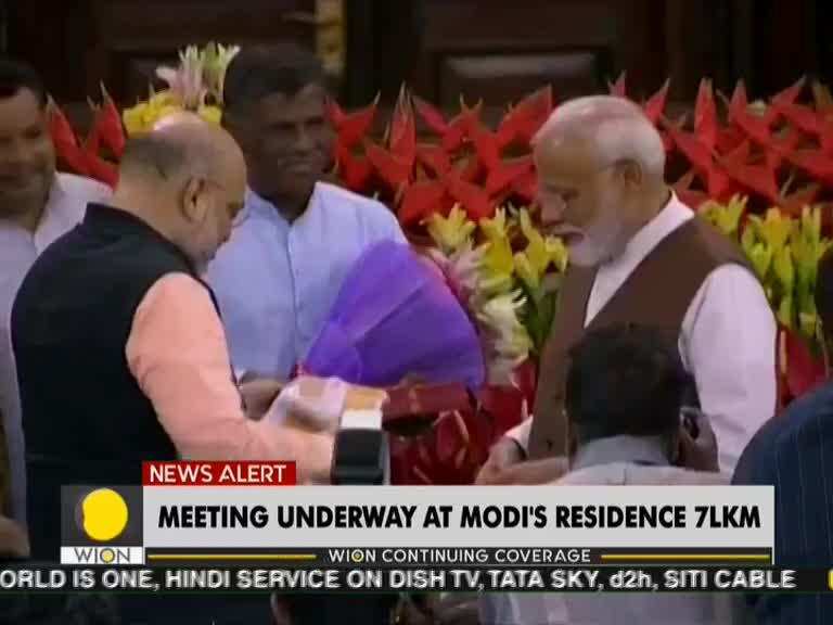 BJP president Amit Shah meets PM-elect Modi