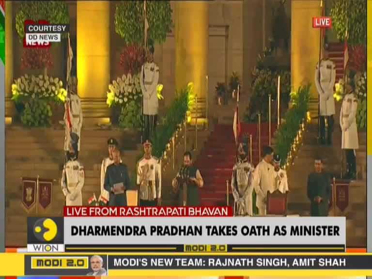 Mukhtar Naqvi and Pralhad Joshi take oath as minister
