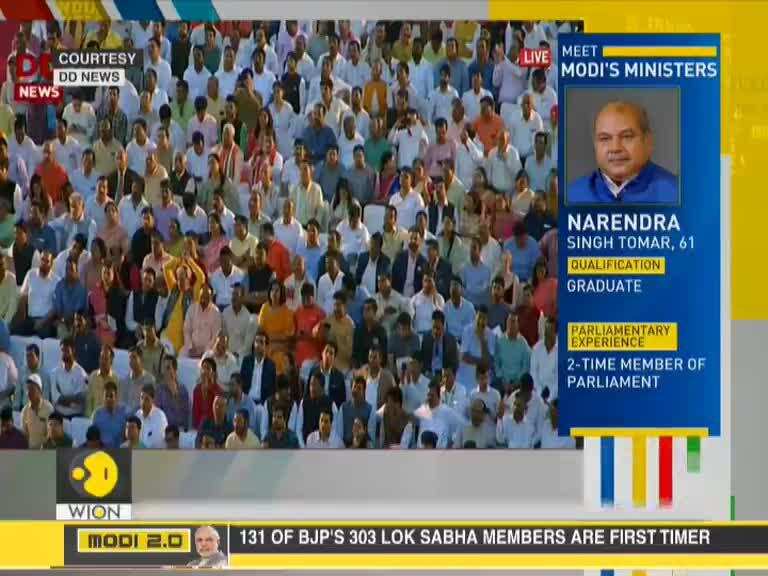 Narendra Singh Tomar and Ravi Shankar Prasad takes oath as Union Minister