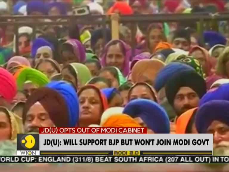 JDU not part of Narendra Modi ministry