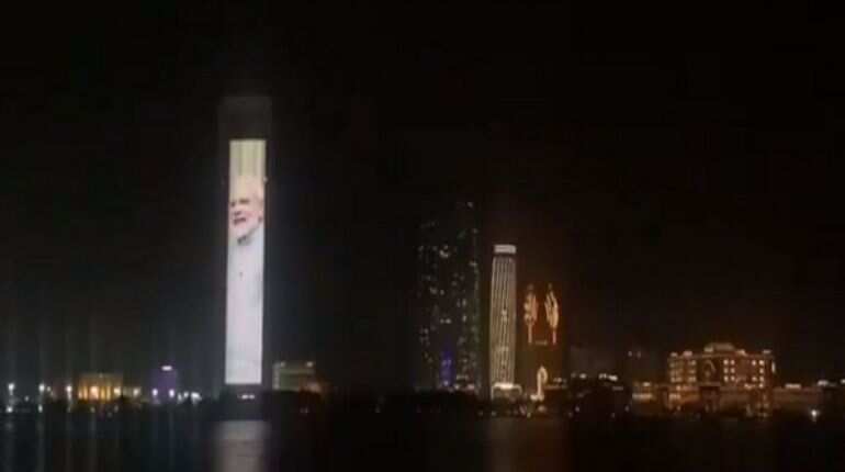 UAE government marks PM Modi's swearing-in ceremony by lighting up iconic ADNOC building