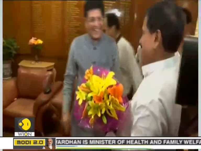 Piyush Goyal takes charge, Retains as Railways and Commerce Minister