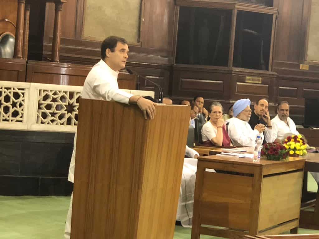Congress will fight to defend the Constitution of India: Rahul Gandhi Congress will fight to defend the Constitution of India: Rahul Gandhi