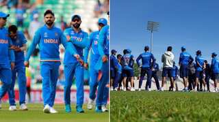 Watch: Indian team practice ahead of their campaign opener