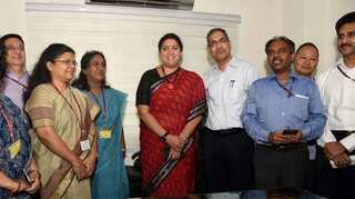 Smriti Irani takes charge of Women and Child Development ministry