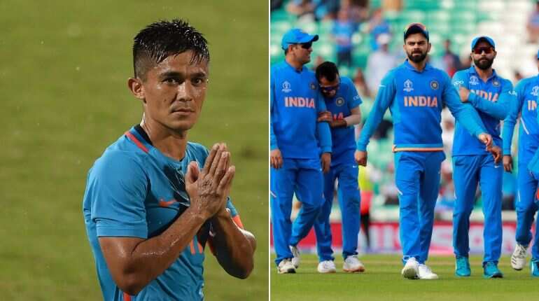 Watch: Indian football team wishes Virat Kohli-led side good luck for World Cup Watch: Indian football team wishes Virat Kohli-led side good luck for World Cup