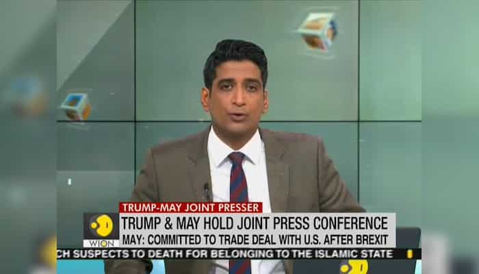 Trump & May Hold Joint Press Conference