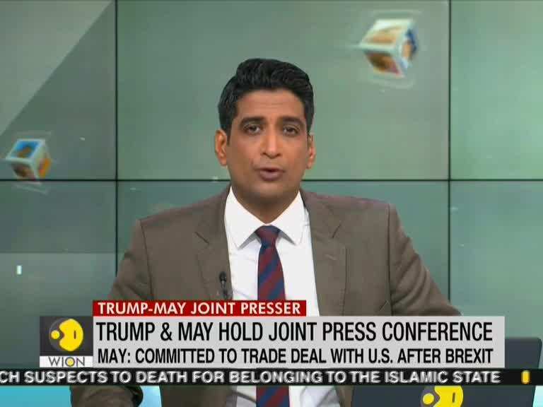 Trump & May Hold Joint Press Conference