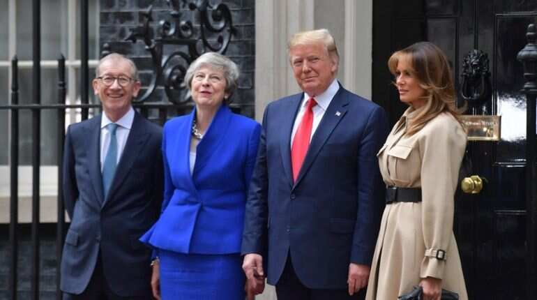 Donald Trump promises UK PM Theresa May 'very substantial' trade deal after Brexit