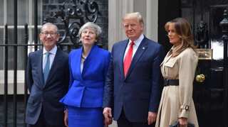 Donald Trump promises UK PM Theresa May 'very substantial' trade deal after Brexit