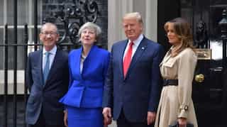 Donald Trump promises UK PM Theresa May 'very substantial' trade deal after Brexit
