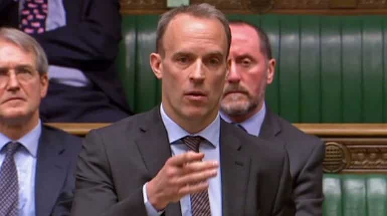 Former Brexit Minister, Dominic Raab