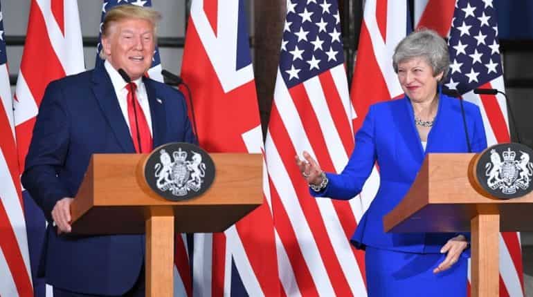 Donald Trump, Theresa May reiterate commitment for US-UK trade deal Donald Trump, Theresa May reiterate commitment for US-UK trade deal