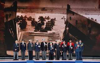 'Bravery and sacrifice': Queen Elizabeth and world leaders applaud D-Day veterans