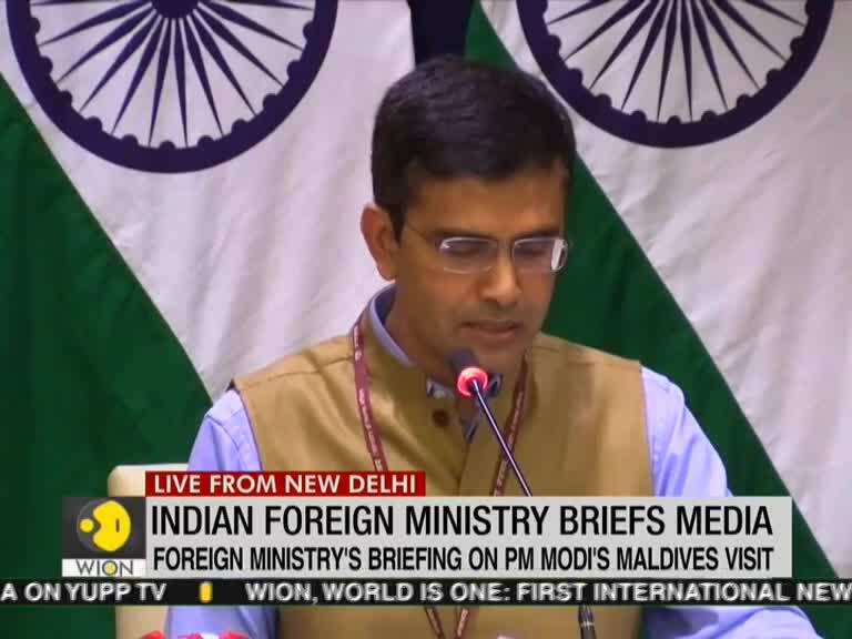 Indian External Affairs Ministry briefs media