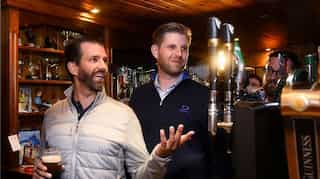 With free beers, Trump brothers thank devoted Irish village