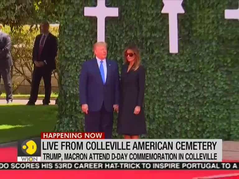 Trump, Macron attend French-American D-Day commemoration