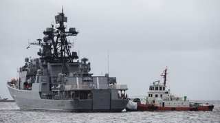 Russian navy accuses US ship of nearly causing collision