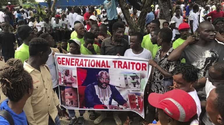 Thousands protest price hikes, corruption in Liberia Thousands protest price hikes, corruption in Liberia