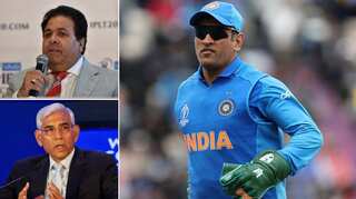 Vinod Rai, Rajiv Shukla divided on MS Dhoni's 'balidan' badge glove controversy