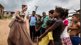 Angelina Jolie urges international support for Venezuelan children