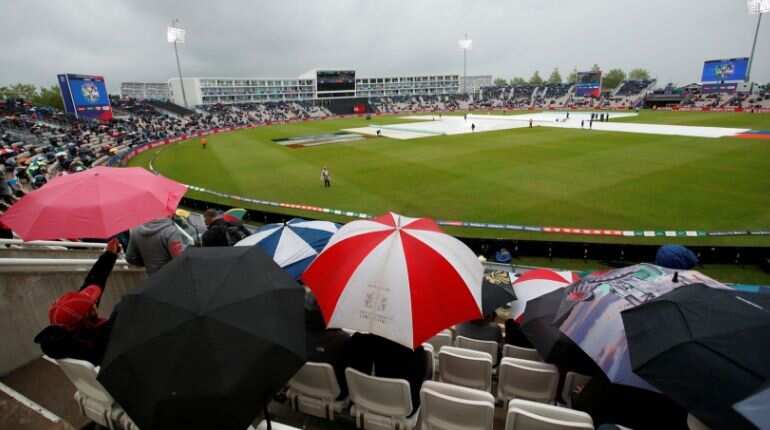 South Africa versus West Indies World Cup match rained off