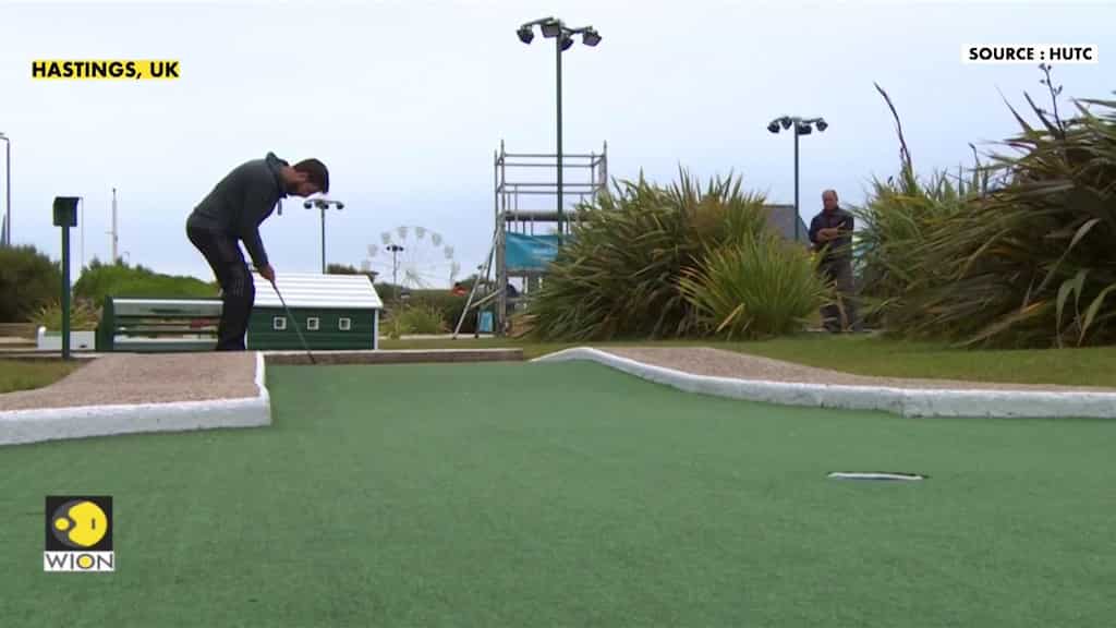 Putting for victory, 'The Force' is top of the crazy golf world