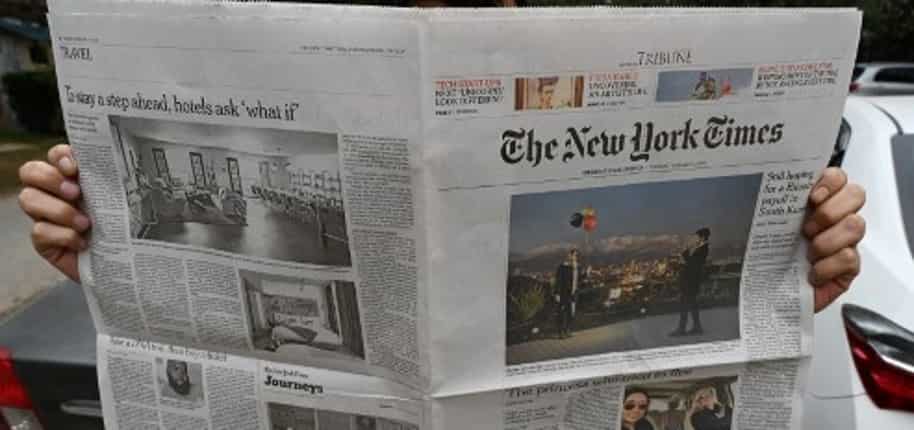 New York Times to cease political cartoons after Netanyahu-Trump caricature row