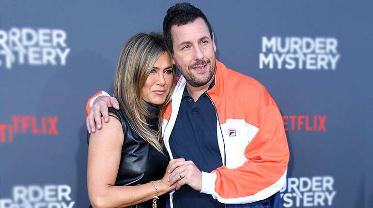 Adam Sandler and Jennifer Aniston premiere Netflix action-comedy 'Murder Mystery'