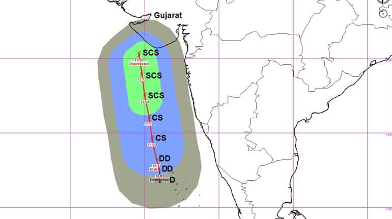 Cyclone Vayu lies centred over Northeast Arabian sea: India Meteorological Department
