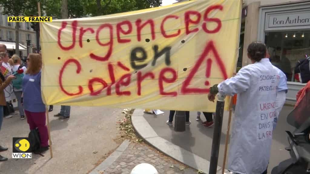 French emergency room workers protest over lack of resources