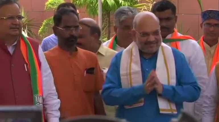 Amit Shah holds meeting with key BJP leaders